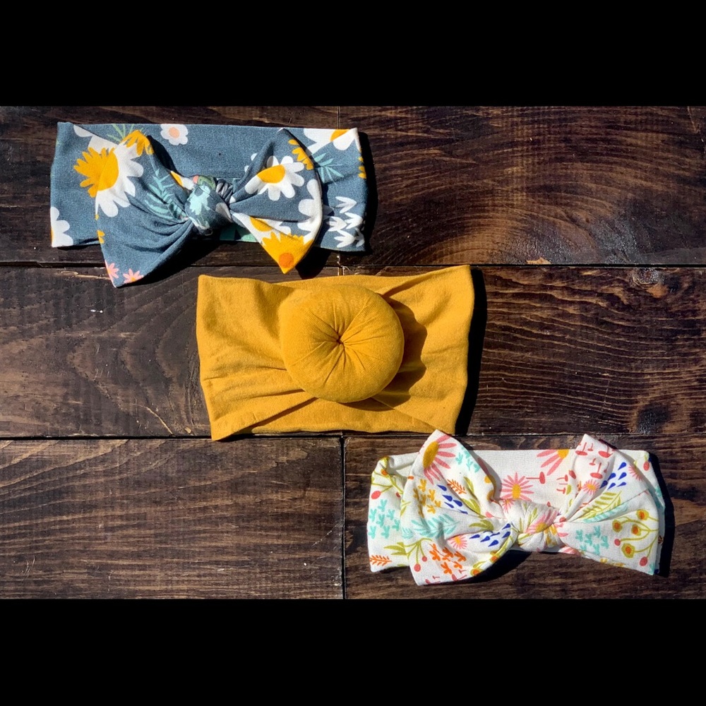 Floral Headband Set- Baby/Toddler